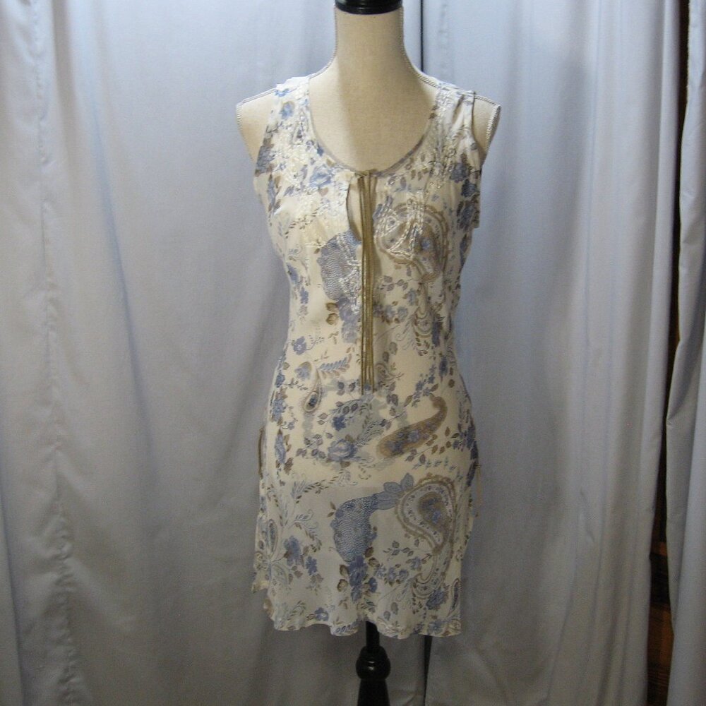 Rampage Sheer Print Blouse